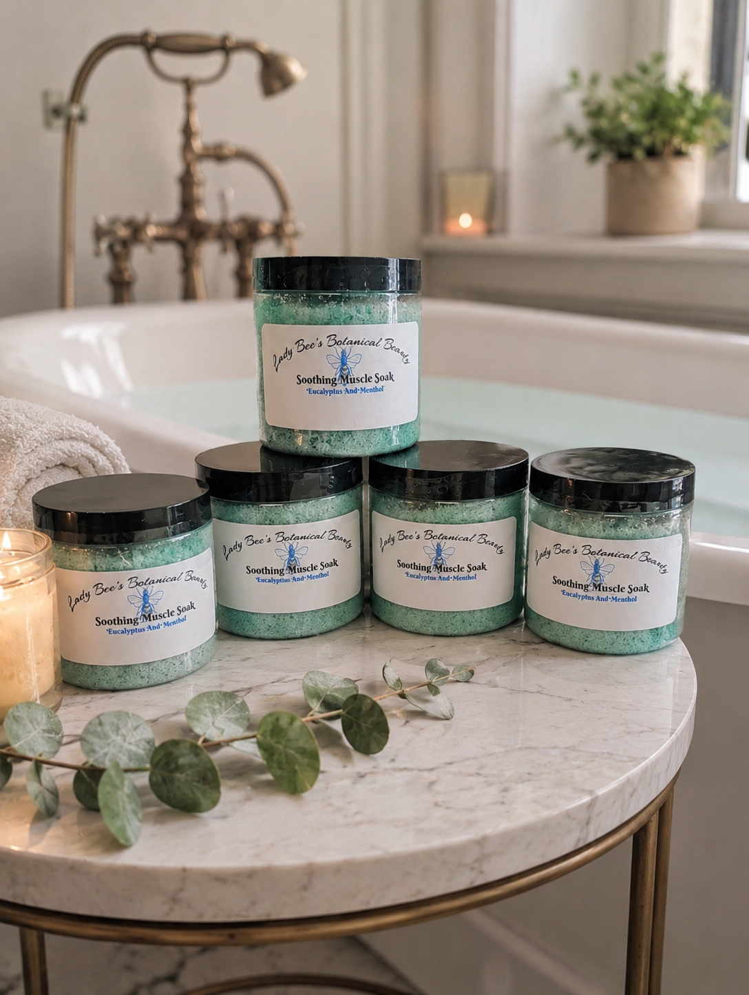 Muscle Soak with Eucalyptus and Menthol