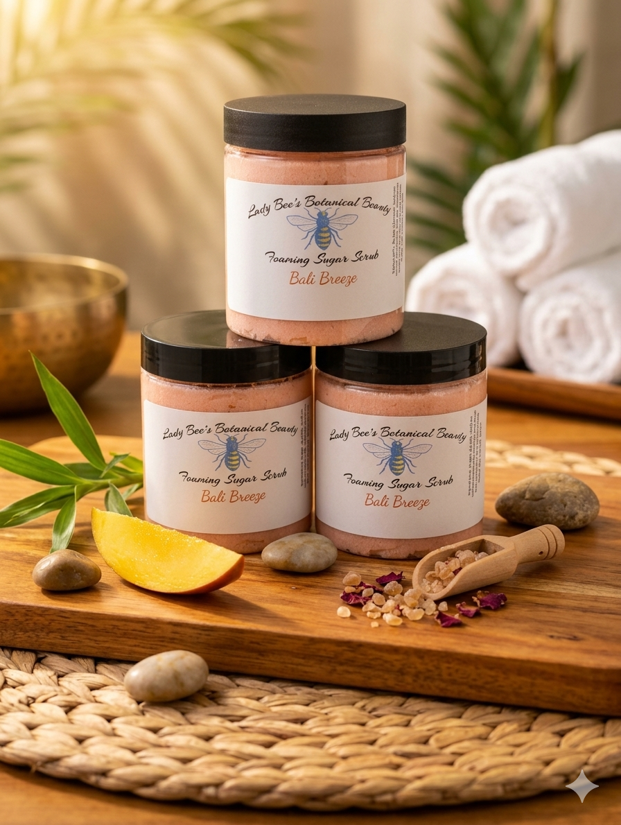 "Bali Breeze" Foaming Sugar Scrub